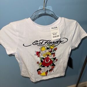 Marshalls Ed Hardy White T-Shirt